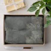 Papier Mousseline Élégant or Fairylight Pine Trees Noël (Cadeau)