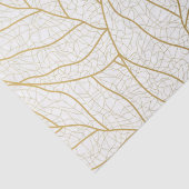 Papier Mousseline Elégant or feuille de terre délice (Détail)