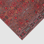 Papier Mousseline élégant or raffiné ruby rouge bordeaux (Détail)