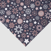 Papier Mousseline Élégant or rose métal xmas hiver (Détail)