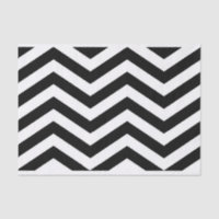 Élégant papier de tissus Chevron blanc noir