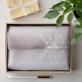 Papier Mousseline Élégant papier de tissus de dentelle blanche (Cadeau)