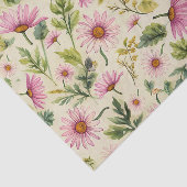 Papier Mousseline Élégant papier de tissus fleuri de printemps (Détail)