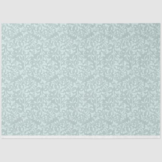Papier Mousseline Élégant papier Tissu Turquoise (Recto)