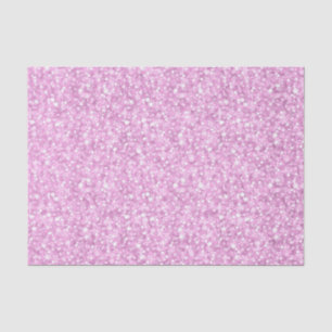 Papier Mousseline Élégant Parties scintillant et éperon rose doux