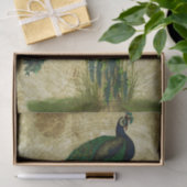 Papier Mousseline Elégant Peacock (Cadeau)