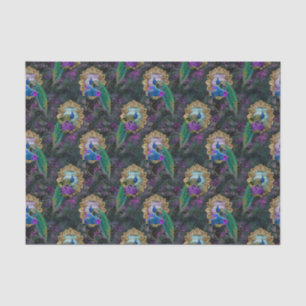 Papier Mousseline Elégant Peacock
