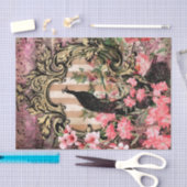 Papier Mousseline Elégant Peacock (Artisanat)