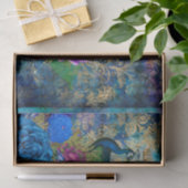 Papier Mousseline Elégant Peacock (Cadeau)