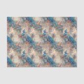 Papier Mousseline Elégant Peacock (Recto)