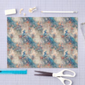 Papier Mousseline Elégant Peacock (Artisanat)