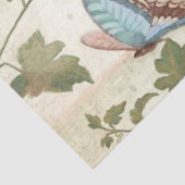 Papier Mousseline Elégant Peony Flower Ephemera Decoupage (Détail)