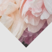 Papier Mousseline Elégant Pink & Cream Peonies Papier de Tissu (Détail)