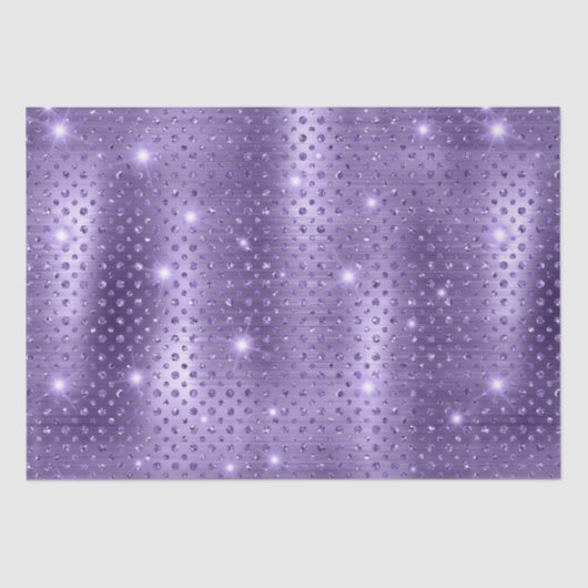 Papier Mousseline Élégant Polka Polka Dot Motif de Parties scintilla (Recto)