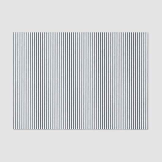 Papier Mousseline Élégant rayé vert/blanc (Recto)