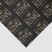 Papier Mousseline Élégant Rich King Letting Medieval Royal Crown (Détail)