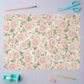 Papier Mousseline Elégant Rose Garden (Artisanat)