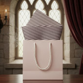 Papier Mousseline Élégant rose pâle rose foncé Halloween rayé