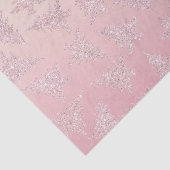Papier Mousseline Élégant Rose Parties scintillant d'or Motif d'arbr (Détail)