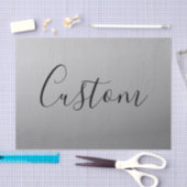 Papier Mousseline Élégant script moderne modifiable écriture de text (Artisanat)