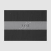 Papier Mousseline Élégant script modifiable Nom commercial/autre tex (Recto)