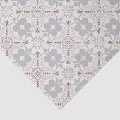 Papier Mousseline Elegant Spanish Tile Luxe Aesthetics  (Détail)