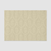Papier Mousseline Élégant style Embossé Gold Damask (Recto)