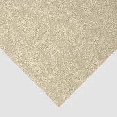 Papier Mousseline Élégant style Embossé Gold Damask (Détail)