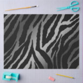 Papier Mousseline Élégant tigre d'argent (Artisanat)