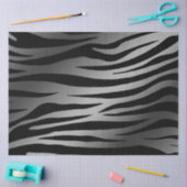 Papier Mousseline Élégant tigre d'argent (Artisanat)