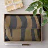 Papier Mousseline Élégant tigre d'or (Cadeau)