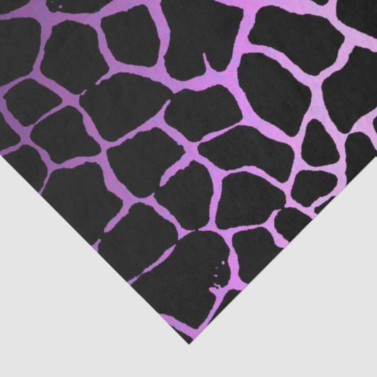 Papier Mousseline Élégant tigre pourpre (Détail)