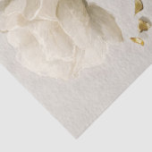 Papier Mousseline Elégant Toast de Champagne aux Roses Blanches (Détail)