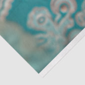 Papier Mousseline Élégant Turquoise Regal Crowned Spider Art (Détail)