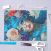 Papier Mousseline Élégant unique Victorian Woman Tissue Paper (Artisanat)