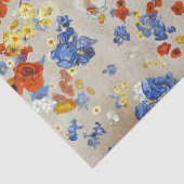 Papier Mousseline Élégant Van Gogh's Blue Irises Poppies Kraft (Détail)