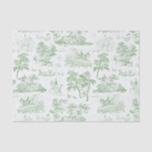 Elégant Vintage Sage Green Cheval Chasse Toile