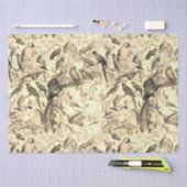 Papier Mousseline Elégant Vintage Tropical Birds Parrots Découpage (Artisanat)