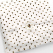 Papier Mousseline Elegant Watercolor Bumblebee Pattern