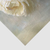 Papier Mousseline Elegant White Peonies in Bloom (Détail)