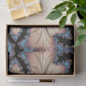 Papier Mousseline Élégante Abstraite Fractale Feathers 11 Découpage (Cadeau)