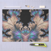 Papier Mousseline Élégante Abstraite Fractale Feathers 11 Découpage (Artisanat)