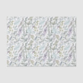 Papier Mousseline Elégante aquarelle botanique (Recto)