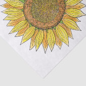 Papier Mousseline Elégante aquarelle de ferme Sunflower Découpage (Détail)
