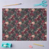 Papier Mousseline Elégante aquarelle Halloween florale (Artisanat)