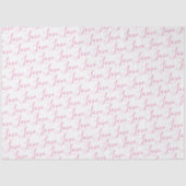 Papier Mousseline Élégante Calligraphie Moderne Enveloppement Papier (Recto)