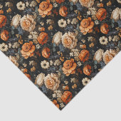 Papier Mousseline Élégante chute florale (Détail)