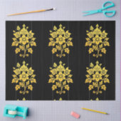 Papier Mousseline Elégante Collection Florale Luxe Populaire (Artisanat)