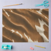 Papier Mousseline Élégante collection moderne de vache Faux cuir (Artisanat)