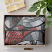 Papier Mousseline Élégante dame art déco (Cadeau)